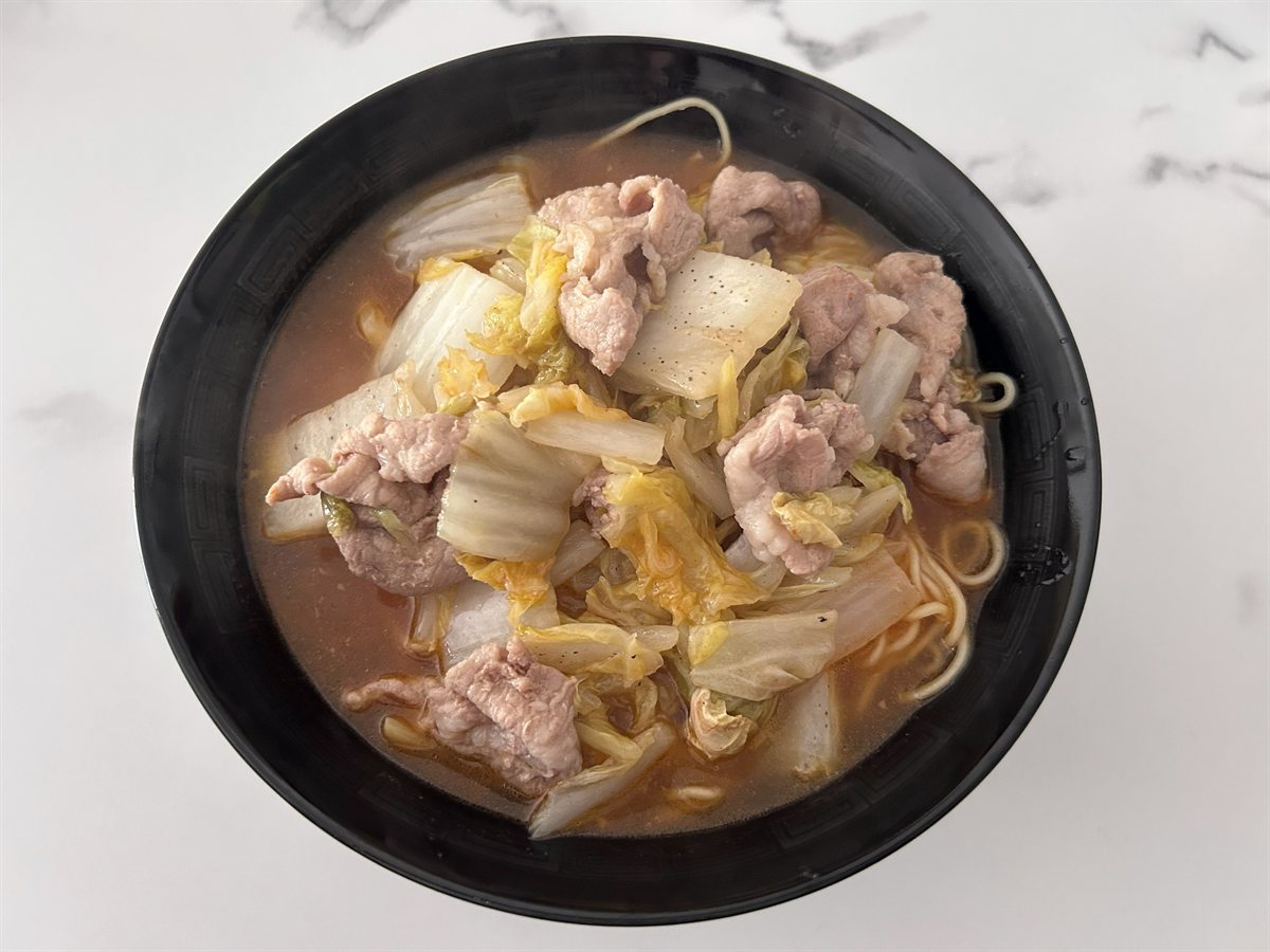 自宅で作った天理スタミナラーメン