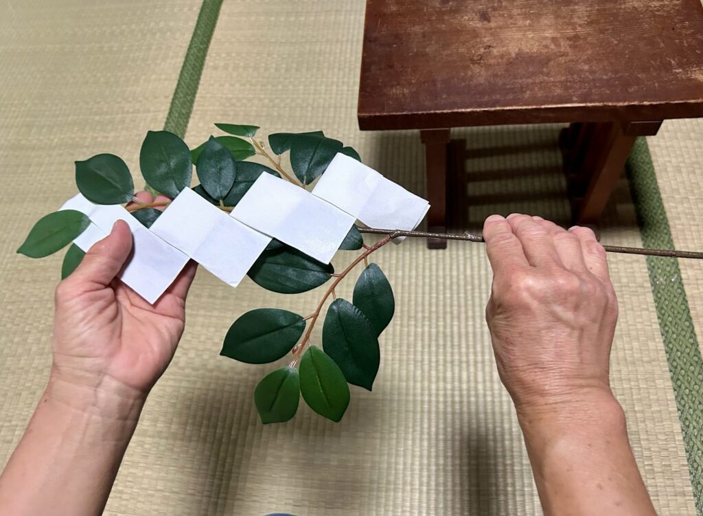 玉串の持ち方